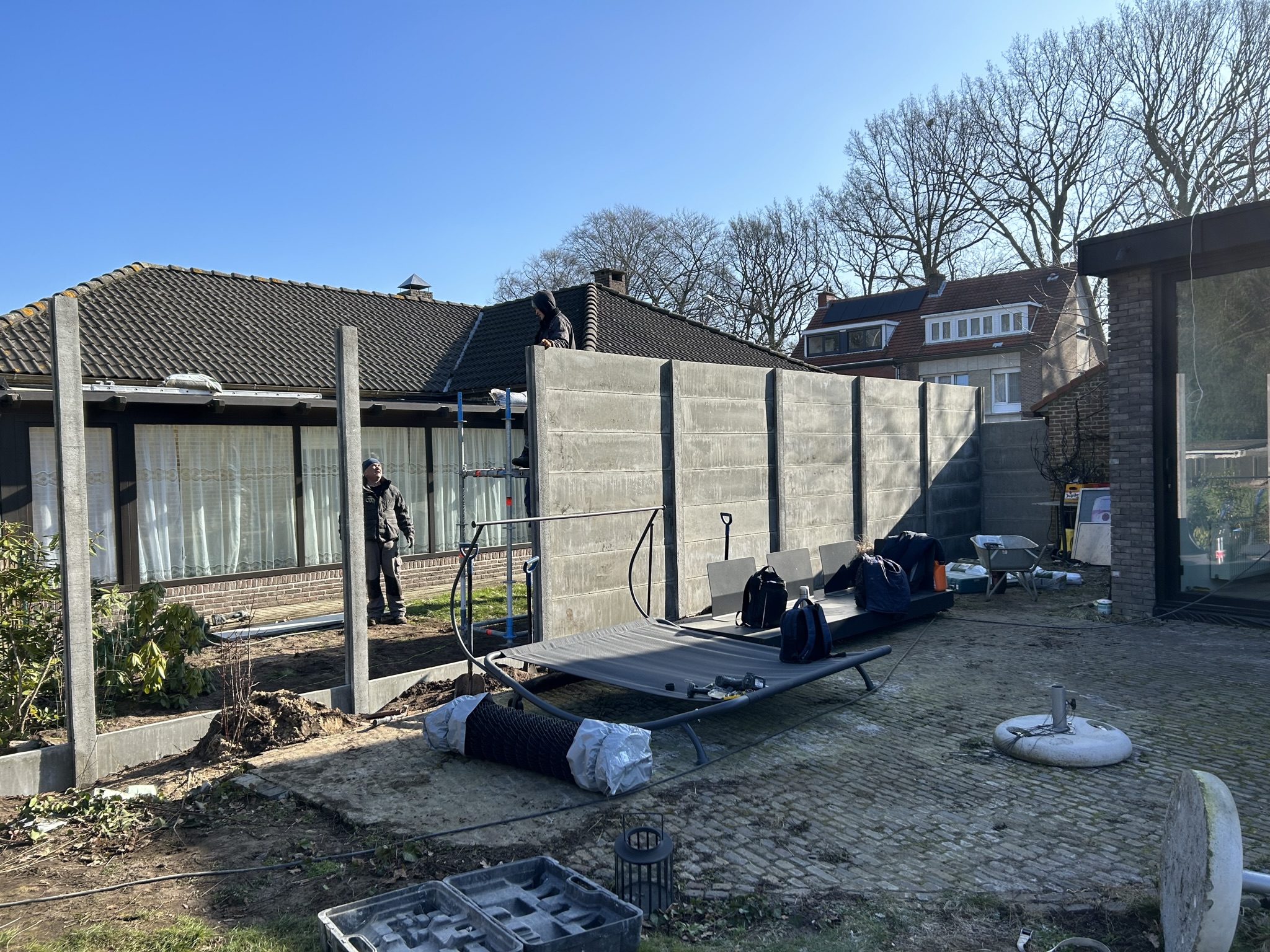 Plaatsen van schutting in tuin, door Expert Roothoofd